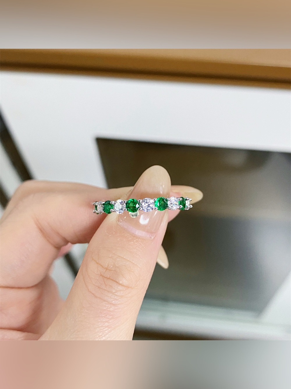 925 Sterling Silver Diamond Ring